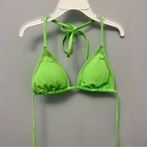 neon green bikini top size s